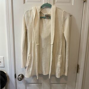 Women's White Cardigan